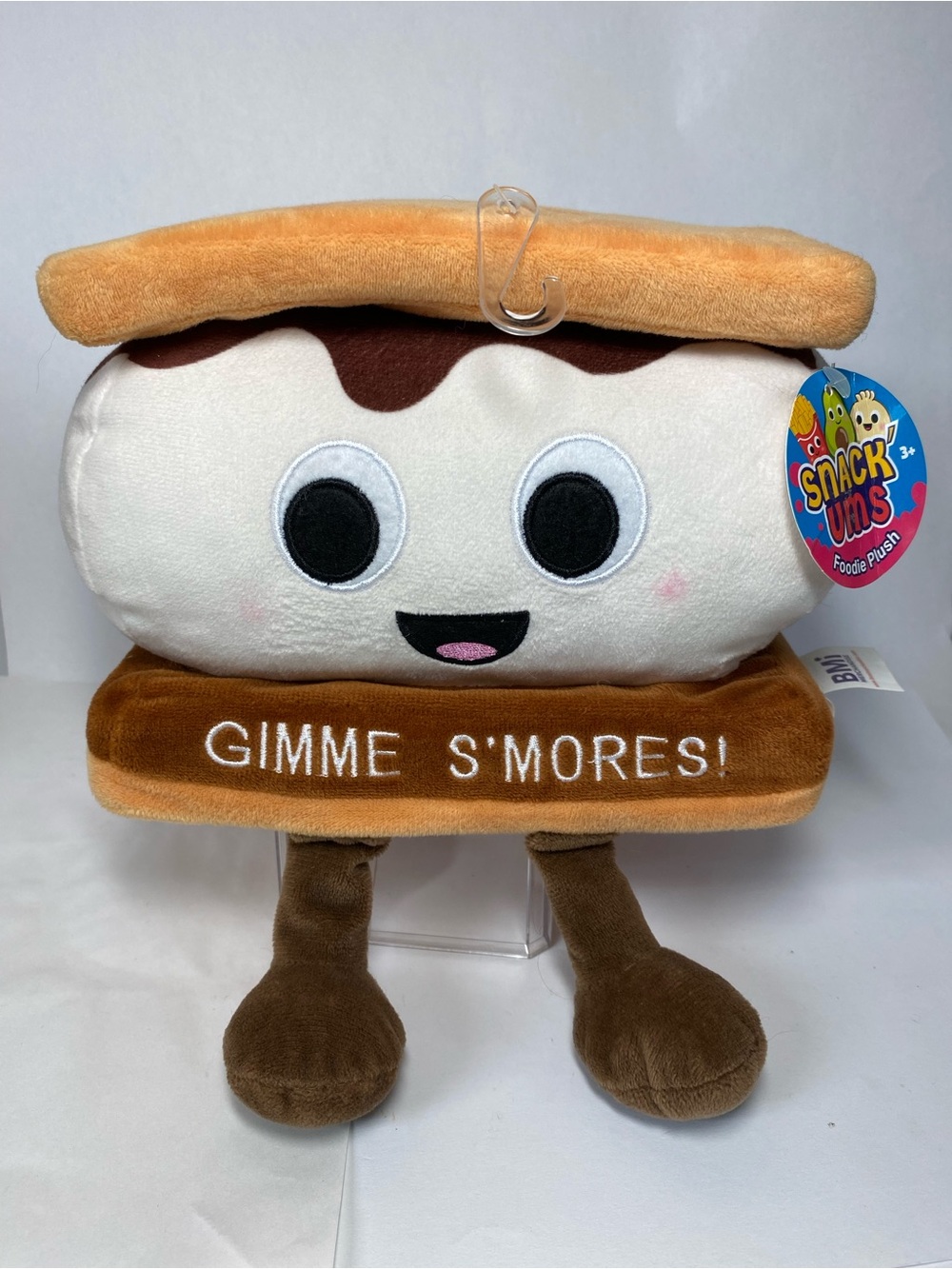 Mi Plush S'mores Stuffed Toy - White, Brown, Tan